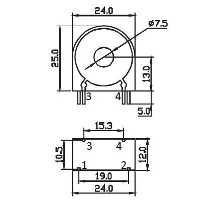 new design 5A current transformer 