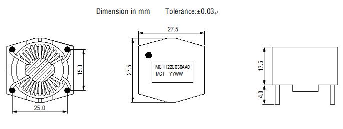 electronic transformer common mode choke inductor manufacturer