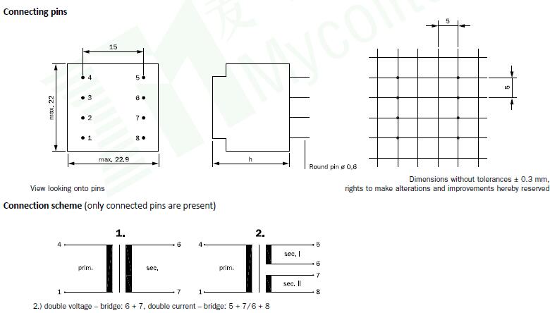 High quality encapsulated electronic transformer