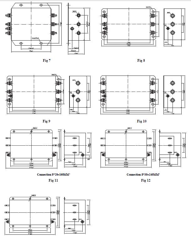  Low pass EMI filter three phase input noise EMI filter 