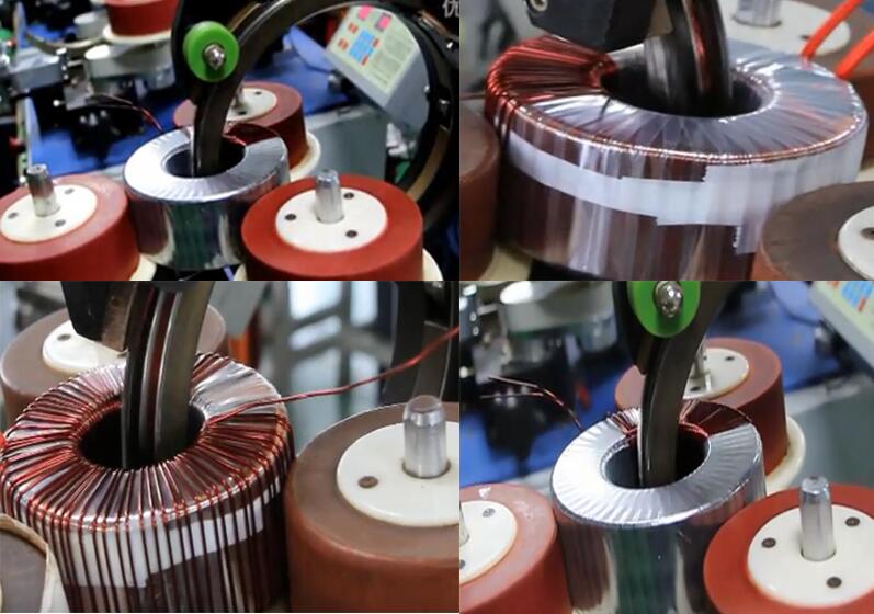 Toroidal transformer winding