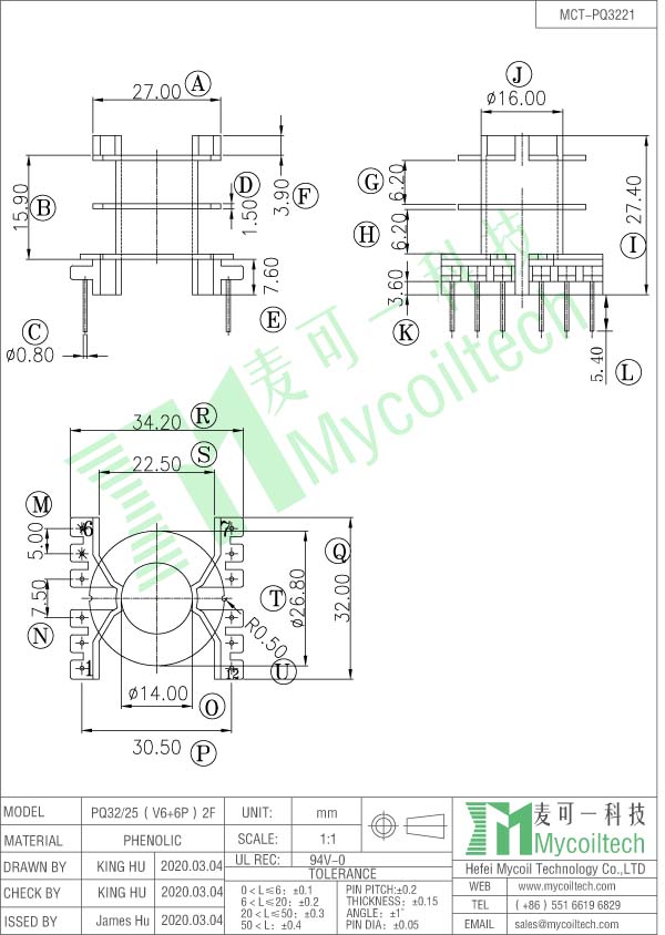 Double slots PQ32 bobbin