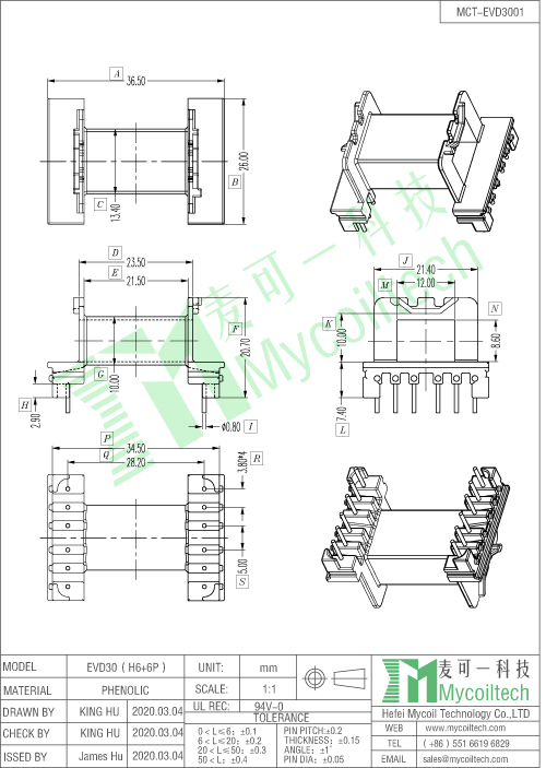 Motor driven transformer bobbin