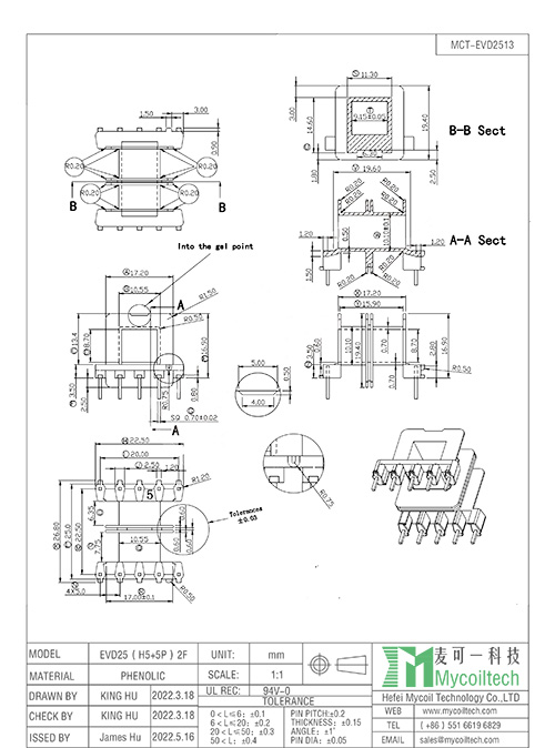 EVD25 transformer production factory