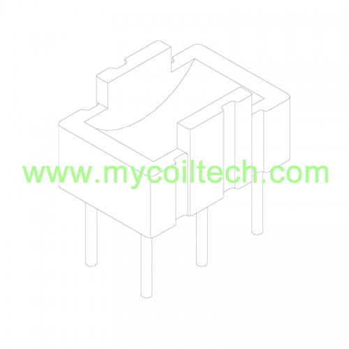 DIP inductor base with 9.06*6.04mm