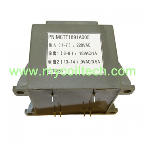 Power EI Encapsulated Transformer Output Power Range from 17.0VA to 35.0VA