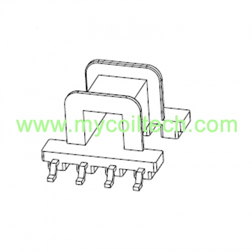 4+4 Pins Horizontal EE10 Transformer Bobbin