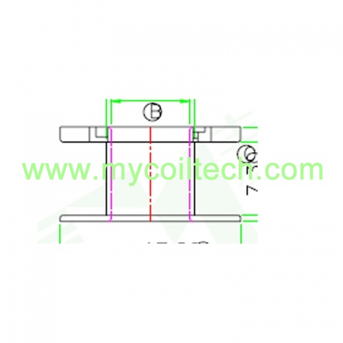Horizontal EP10 Bobbin 4+4 Pins Transformer Bobbin