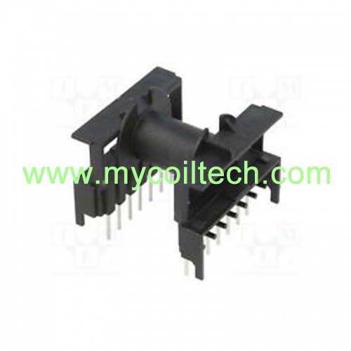 ETD34 Horizontal Electronic Transformer Bobbin with 7+7 Pins