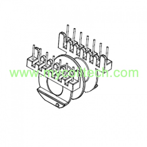 ETD34 Horizontal Electronic Transformer Bobbin with 7+7 Pins