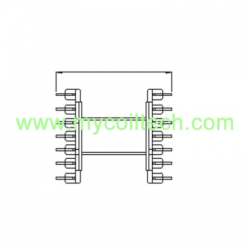 7+7 Pins Horizontal EF35 Electronic Transformer Bobbin