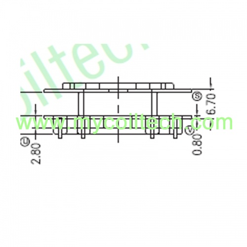 10 Pins PQ38 Vertical Electronic Transformer Bobbin
