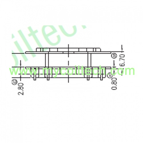 10 Pins PQ38 Vertical Electronic Transformer Bobbin