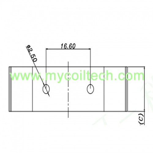 Electronic Transformer Iron Clips ETD39 Transformer Clamps