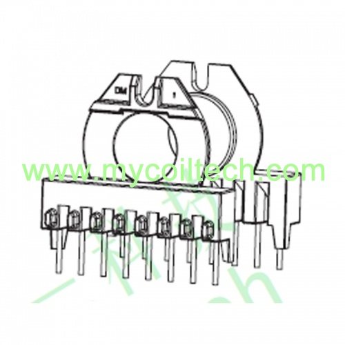 ER40 Horizontal Transformer Bobbin 8+8 Pins Coil Former