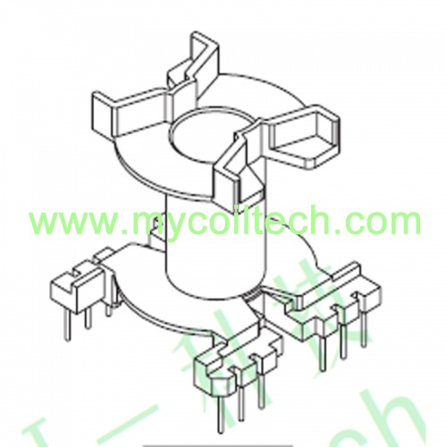 PQ40 Vertical High Frequency Transformer Bobbin 12 Pins