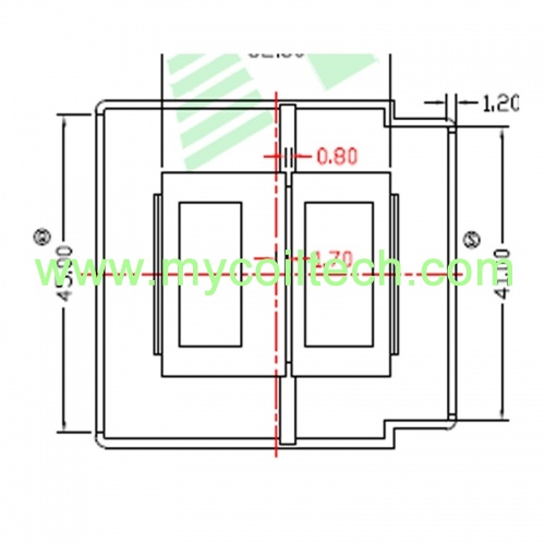 Electronic Transformer Bobbin Case EFD40 Phenolic Case