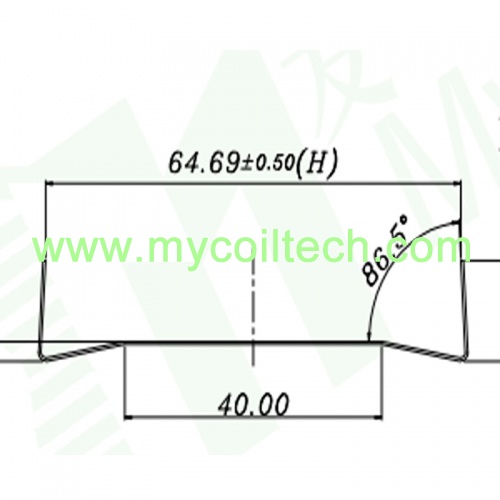 Electronic Transformer Iron Clips ETD59 No Hole Clamps