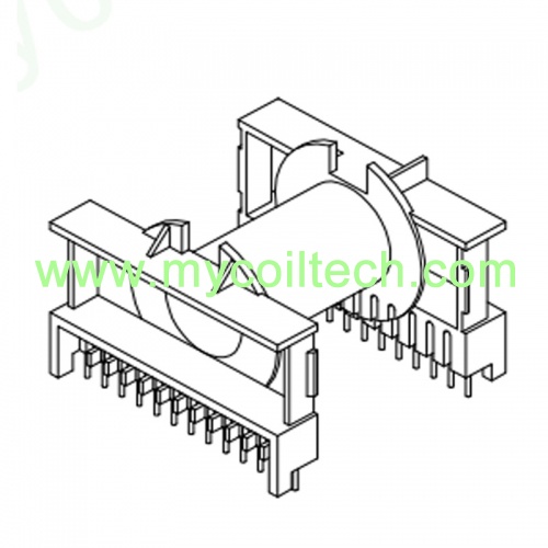 26 Pins ETD59 Coil Former Horizontal Type Electronic Transformer Bobbin