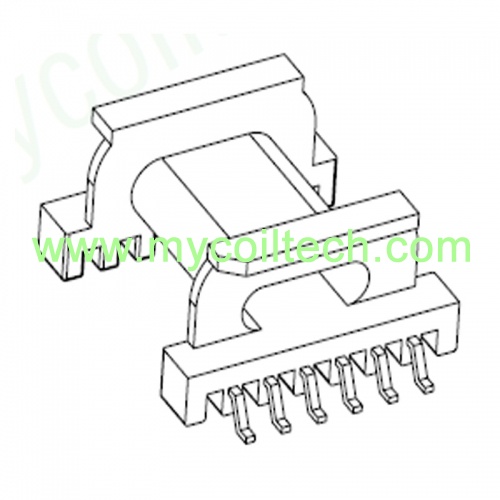 EPC19 6+6 Pins Horizontal Transformer Bobbin