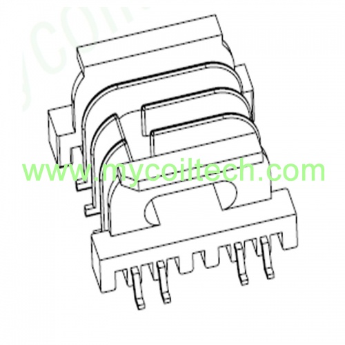 4+6 Pins EPC19 Horizontal Transformer Bobbin