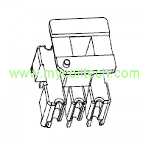 6 Pins EE19 Transformer Bobbin Horizontal Coil Former