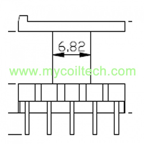  Lead-free EE19 5+5 pin Bobbin Vertical Winding Bobbin