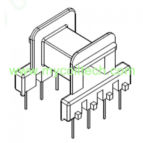Ferrite Core Bobbin EE20 Horizontal Coil Bobbin 4+4 Pin