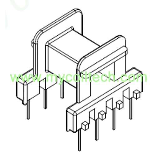 Ferrite Core Bobbin EE20 Horizontal Coil Bobbin 4+4 Pin