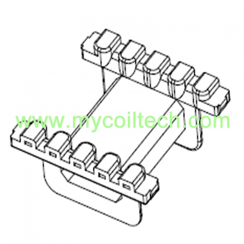 Single Slot EFD20 Horizontal Transformer Bobbin