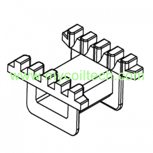 No Pin EFD20 Phenolic Transformer Bobbin