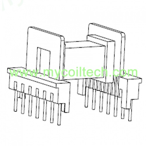 EEL25 7+7 Pin Phenolic Inductor Bobbin