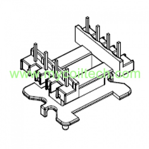 ED25.8 4+4 Pin Coil Former Vertical Transformer Bobbin 8Pin