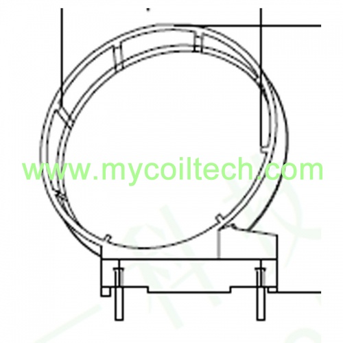 R25 Filter Inductor Base No Pin Toroidal Base