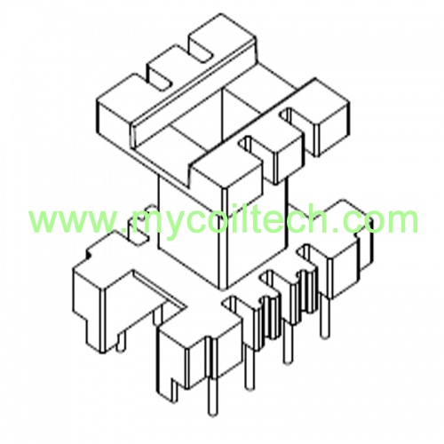 EI25 Vertical Type 4+4pin Bobbin