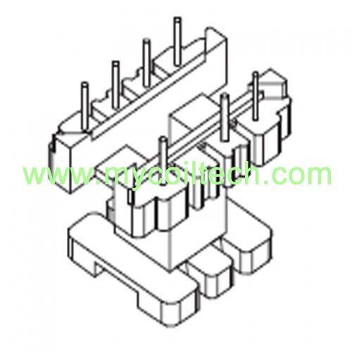 4+4 Pin EI25 Vertical Power Bobbin