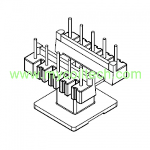 5+5 Pin EE25 Vertical Transformer Bobbin