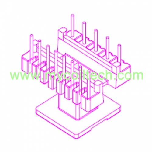 EE25 5+8 pin Vertical Transformer Bobbin