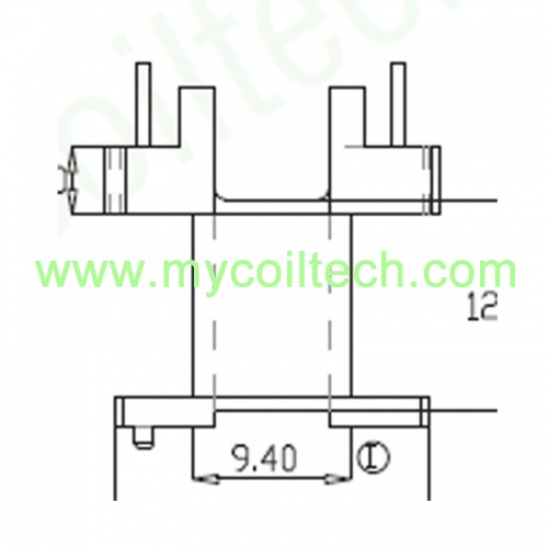 EE25 High Frequency Bobbin 10 Pin