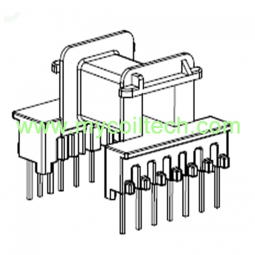 15 Pin EE25 Horizontal Transformer Bobbin