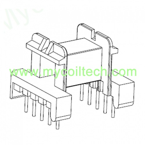 10 Pin Horizontal EF25 Transformer Bobbin