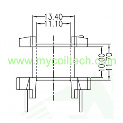 EI28 Vertical Bobbin 6+6 pins