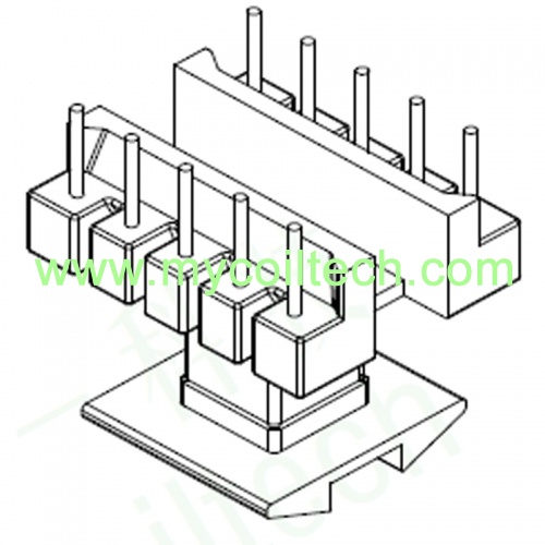 EI19 Vertical Type 5+5 Pins Bobbin