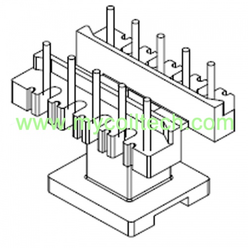 5+5 Pins EI19 Vertical Power Bobbin