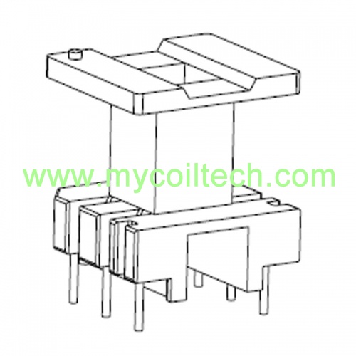 EI19 3+3 Pin Vertical Bobbin