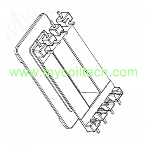 Vertical EF25 Transformer Bobbin