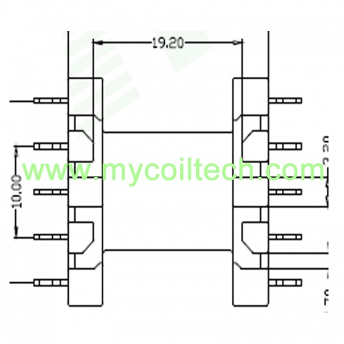 EFD25 Horizontal Coil Bobbin