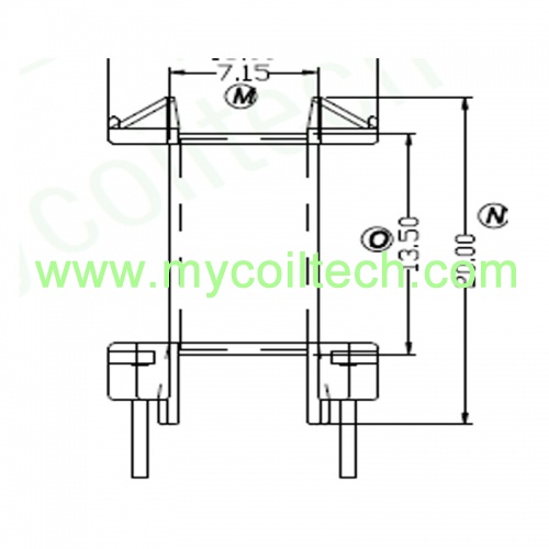 Transformer EF20 Bobbin Pin 3+3