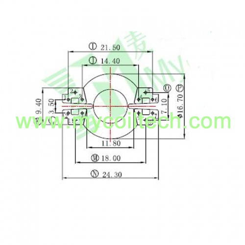 6+6 Pins RM8 Coil Bobbin