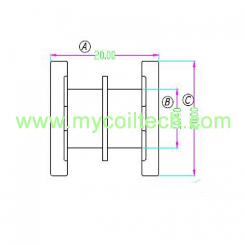 4+4 Pin EFD20 ferrite